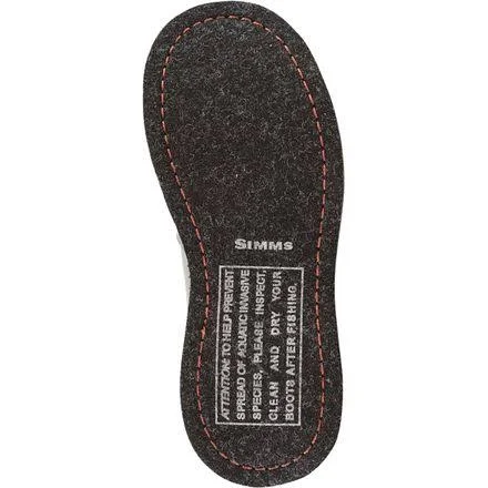 Simms Freestone Felt Boot - Women's - Gunmetal - 7