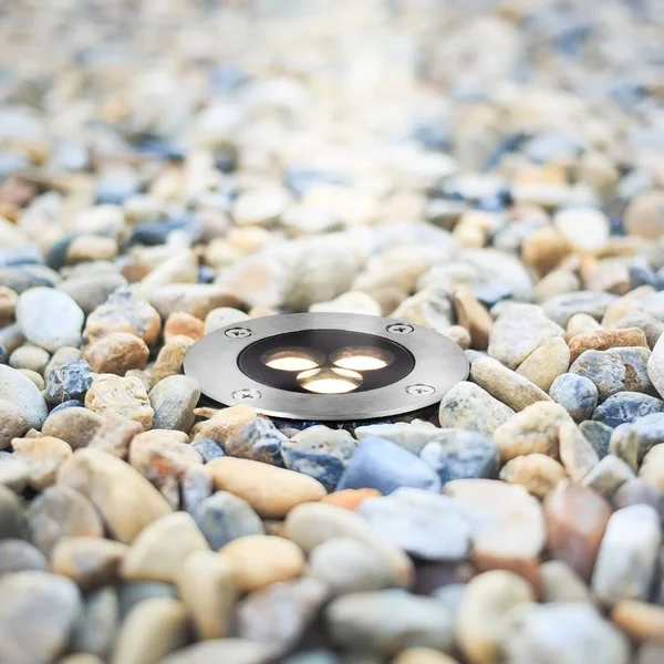 VONN Lighting VOI19018SS 12V LED Outdoor Ground Light in Stainless Steel - Contemporary & Modern, Bellacor