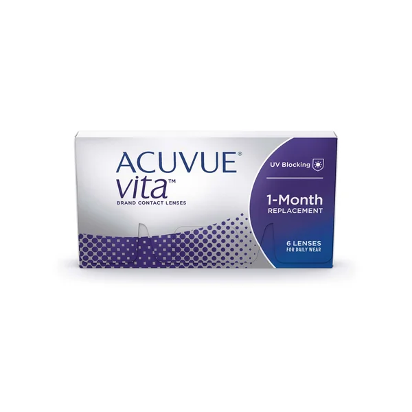 Acuvue Vita Brand Contact Lenses, 6 Pack