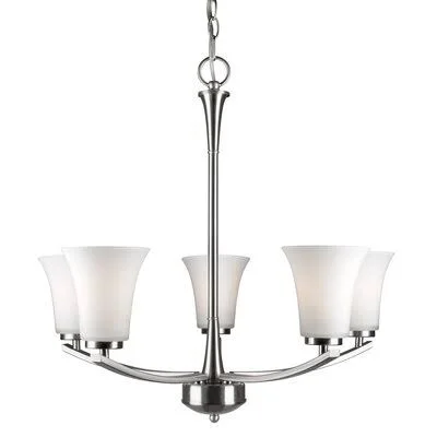 Hosea 5-Light Shaded Classic - Traditional Chandelier Winston Porter