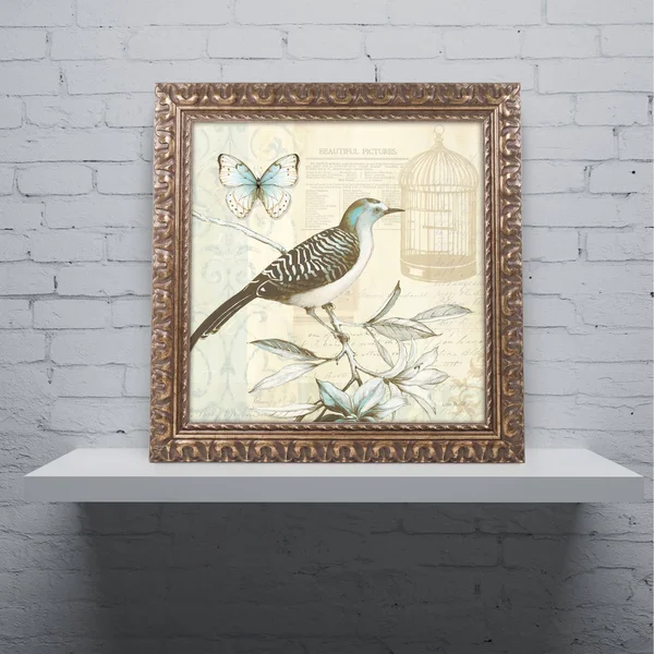 Trademark Fine Art Freedom I Canvas Art by Lisa Audit - Gold Ornate Frame