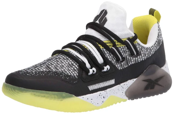 Reebok Men's Jj III Cross Trainer - Black/White/Hero Yellow, 7.5 M US
