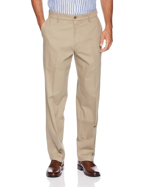 Dockers Men's Relaxed Fit Signature Khaki Lux Cotton Stretch Pants D4