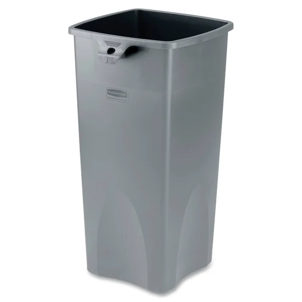 Rubbermaid Commercial Untouchable Square Container - 23gal, Gray