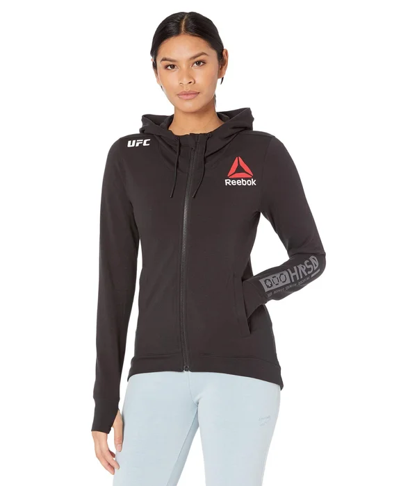 Reebok Women's UFC Fight Night Hoodie – Black