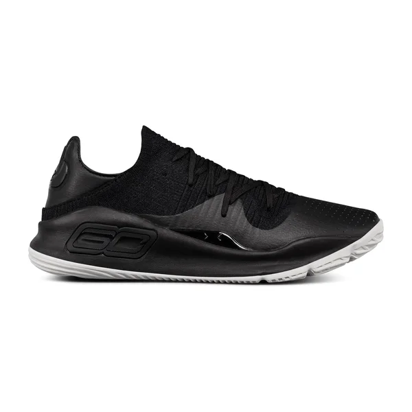 Under Armour Curry 4 Low Black Men's Basketball Shoes - Size: 9.5