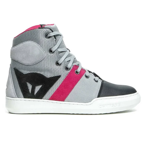 Dainese York Air Lady Shoes Light-Gray/Coral 41