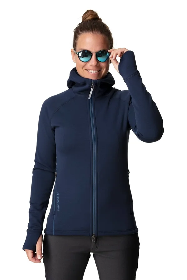 Houdini Power Houdi Womens Jacket Blue Illusion/Tide S