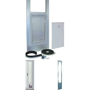 Ideal Pet Cat Dog Pet Patio Door Panel Insert Ideal Pet Small Aluminum Sliding Magnet Flap