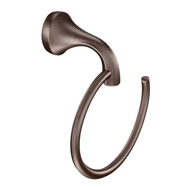 Moen Eva 4-Piece Bath Hardware Set with 18 in. Towel Bar - Paper Holder, Towel Ring, and Robe Hook in Oil Rubbed Bronze