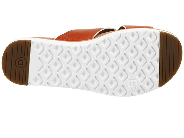Women's Ugg Kari Slide - Size: 10 M, Fire Opal Leather
