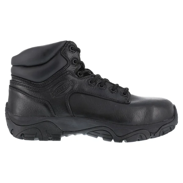 Iron Age Men's Trencher Work Boots - Black, 8