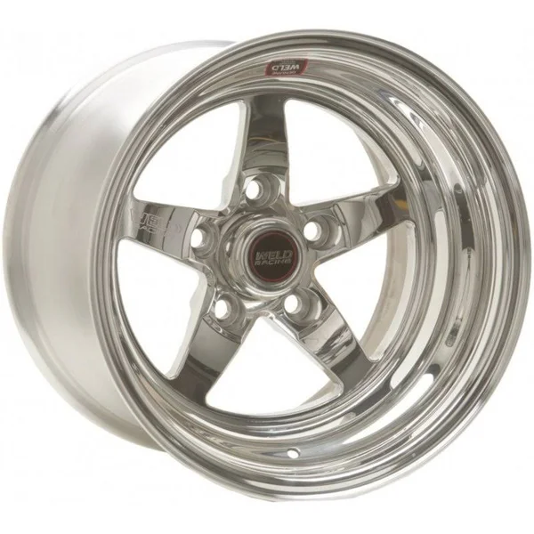 Weld S71 17x6 - 5x4.75 BP, 2.9in. BS Polished Wheel (Low Pad) - Non-Beadlock - 71LP7060B30A