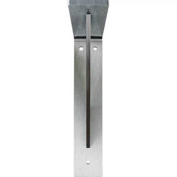 Ekena Millwork 2x22W x 10x22D x 10x22H Traditional Steel BRACKET, Unfinished