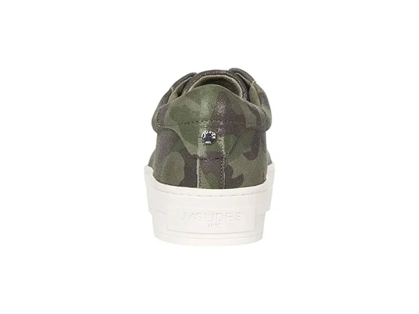 J/Slides Hippie Sneaker Green Camo Leather - Green 7 Medium