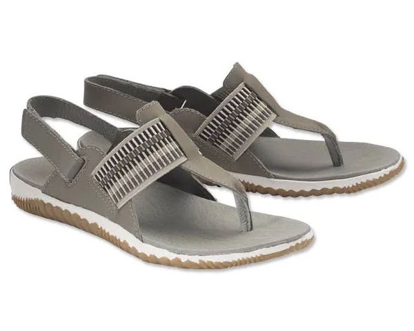 Sorel Out 'n About Plus Sandals for Women - Black, Size 8 1/2