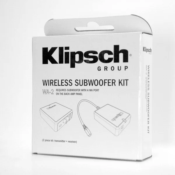 Klipsch SPL-120 12x22 Subwoofer (Ebony) with WA-2 Wireless Subwoofer Kit - 17.75" x 14.7" x 19.9"