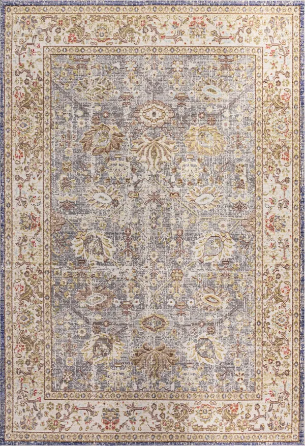 Jonathan Y Alba Modern Faded Peshawar Gray/Ivory 5 ft. 3 in. x 7 ft. 7 in. Area Rug