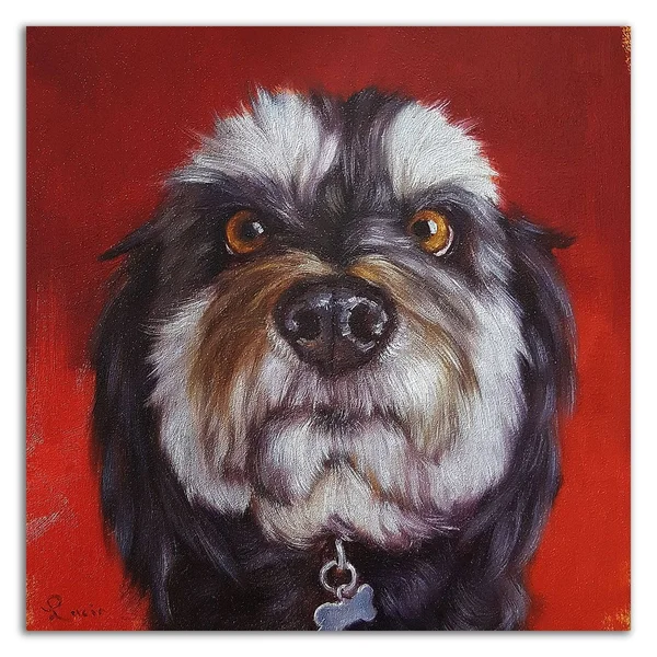 18x22 x 18x22 Follow Your Nose 11 by Lucia Heffernan Print on Canvas