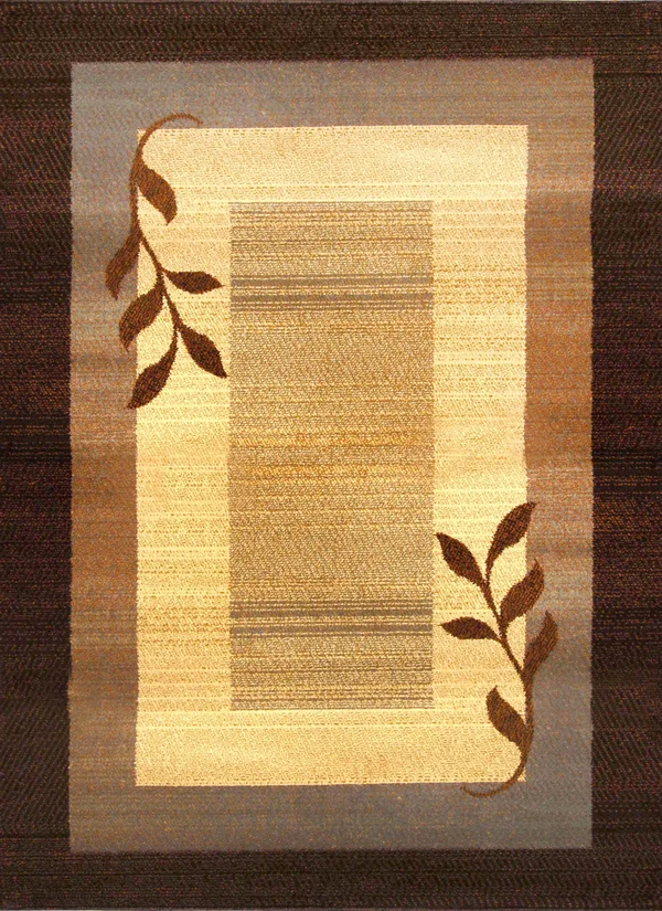 Home Dynamix Royalty Clover Geometric Area Rug - Brown/Blue, 5&2 inchx7&2 inch