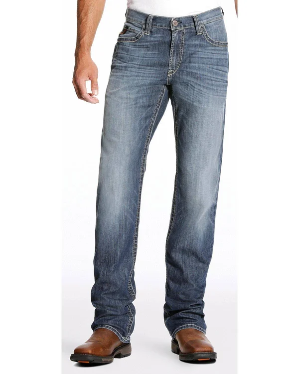 Ariat Men's FR M4 Inherent Boundary Low Rise Bootcut Jeans