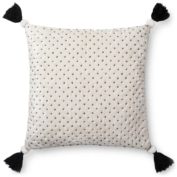 Loloi Pillows P0663 White, Black