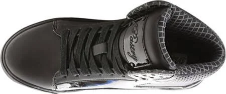 Women's Pastry Pop Tart Grid High Top Sneaker, Size: 5.5, Black