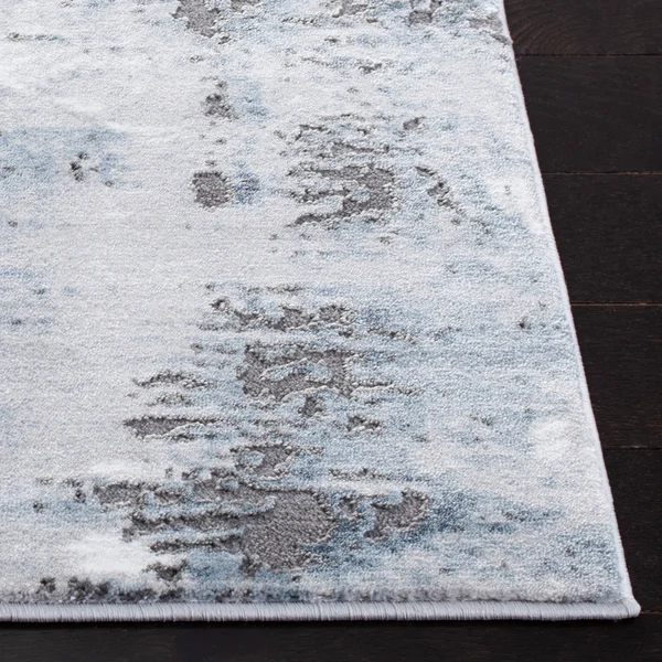 Safavieh Craft CFT850M 6&7x22 Square Blue and Grey Area Rug