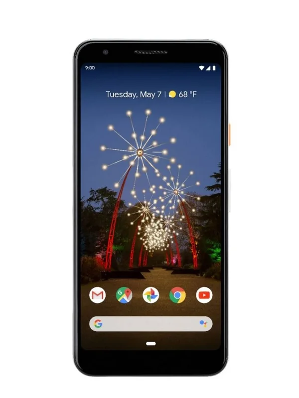 Google Pixel 3A - Grade: B-, T-Mobile, Clearly White, 64 GB, 5.6 in Screen, Size: in x in x in