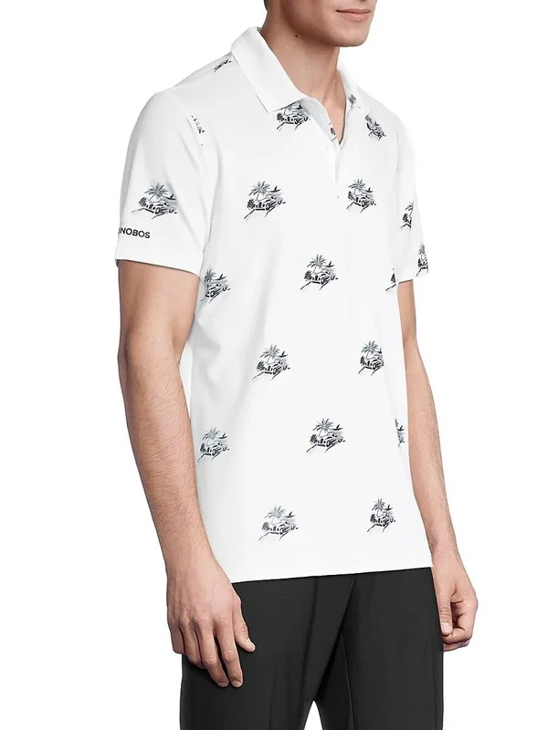 Bonobos Golf The Performance Golf Novelty L, White Scenic Drive