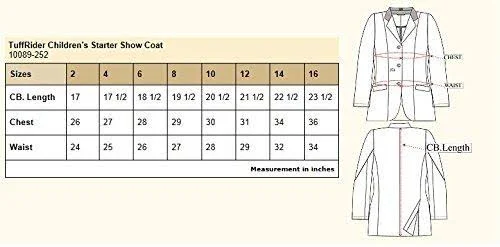 TuffRider Children's Starter Show Coat - 6 - Navy