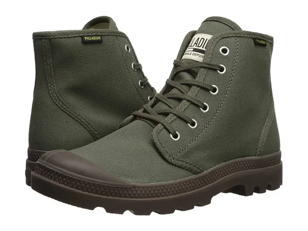 Palladium Boots Unisex Pampa Hi originale Olive Night Black