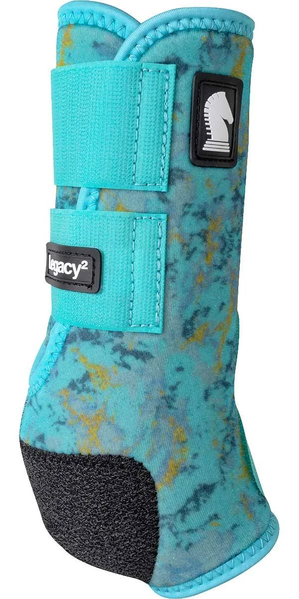Classic Equine Turquoise Slab Legacy2 Front Boots 2 Pack - 650405