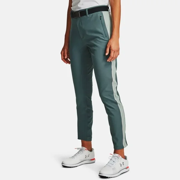 Under Armour Womens Active Colorblock Ankle Pants Blue 8