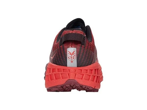 Hoka One One Men's Speedgoat 4 - 8.5 - Cordovan - High Risk Red