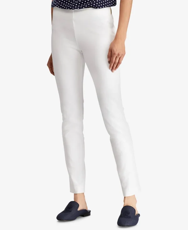 Lauren Ralph Lauren Stretch Skinny Pants - White