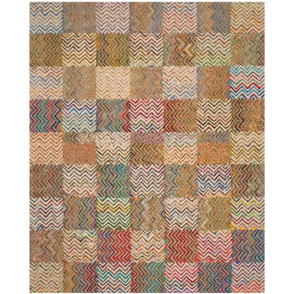 Safavieh Nantucket NAN602A Beige - Brown Rug 4&X 4& Square