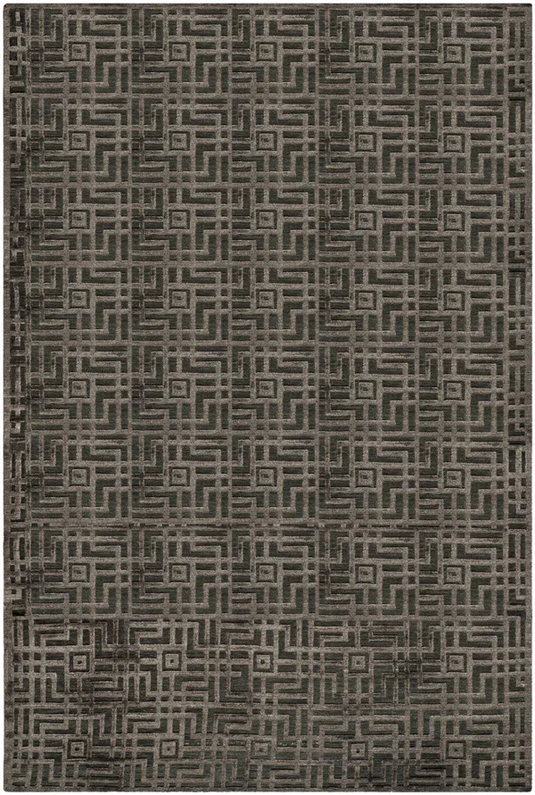 Safavieh Tibetan 426 Area Rug, Charcoal, 2' x 3' Rectangle