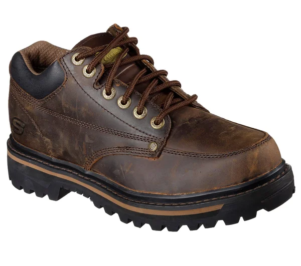 Skechers Men's Mariners Utility Boot, Dark Brown