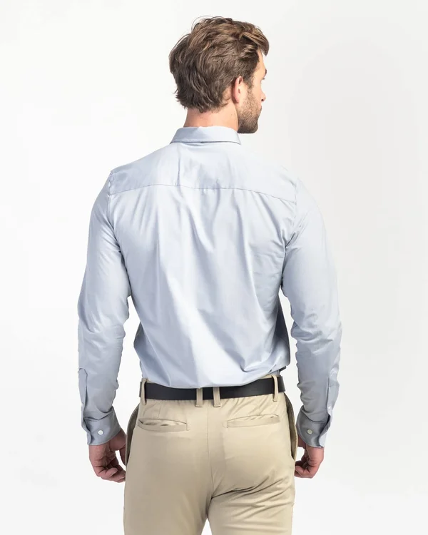 Rhone Commuter Shirt, Button Down Dress Shirt, Size: XL, French Blue