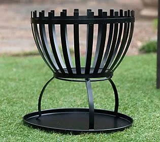 17x22 Multi-Purpose Metal Plant Stand by Linda Vater, Black