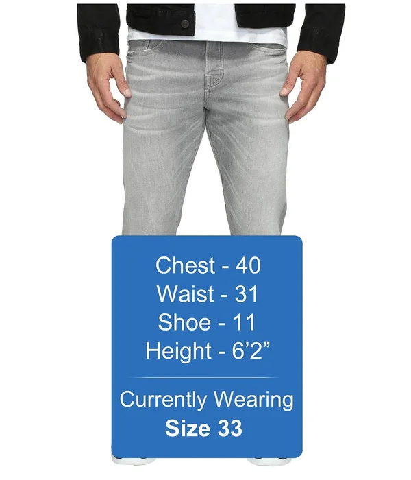 Scotch & Soda - Ralston Sand and Stone Grey Regular Slim Fit Jeans - Denim - Grey, 33/32 - Grey/Grey
