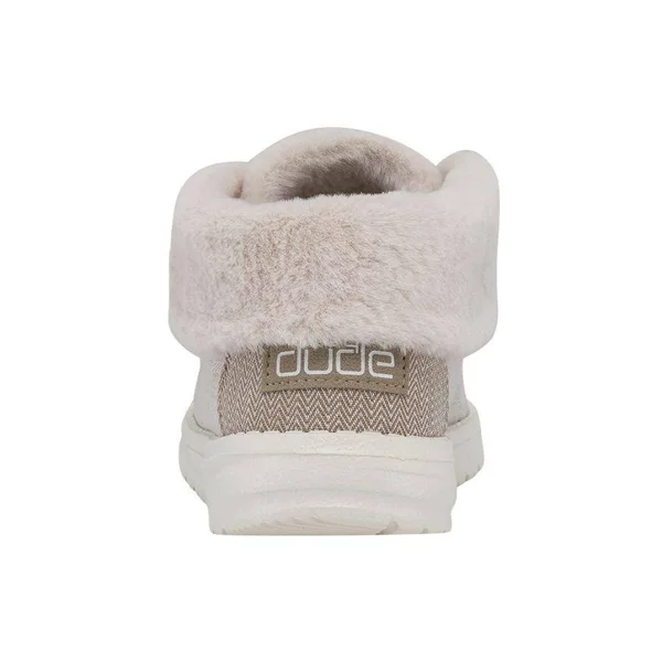 Hey Dude Women's Britt Wool Casual Shoes - Herringbone Cream