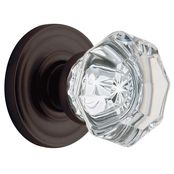 Baldwin 5080.112.idm - Filmore Venetian Bronze Half-Dummy Crystal Knob