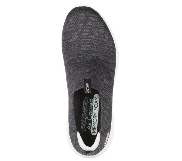 Women's Skechers Ultra Flex-Gracious Touch Slip on Sneaker, Size: 6, Black