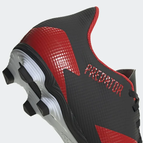 Adidas Predator 20.4 FxG Soccer Cleats, Men's, Black/Red