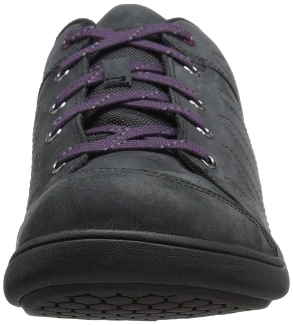 Aravon Women's REVsavor Flat, Black, 9