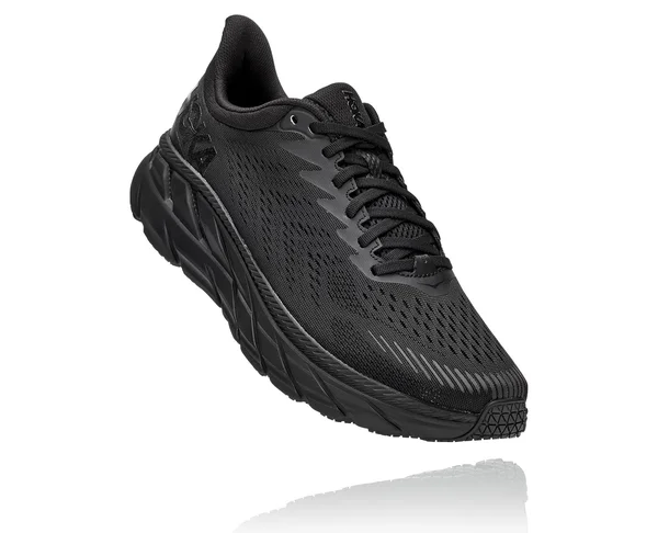 Hoka One One Men's Clifton 7 Black, Black