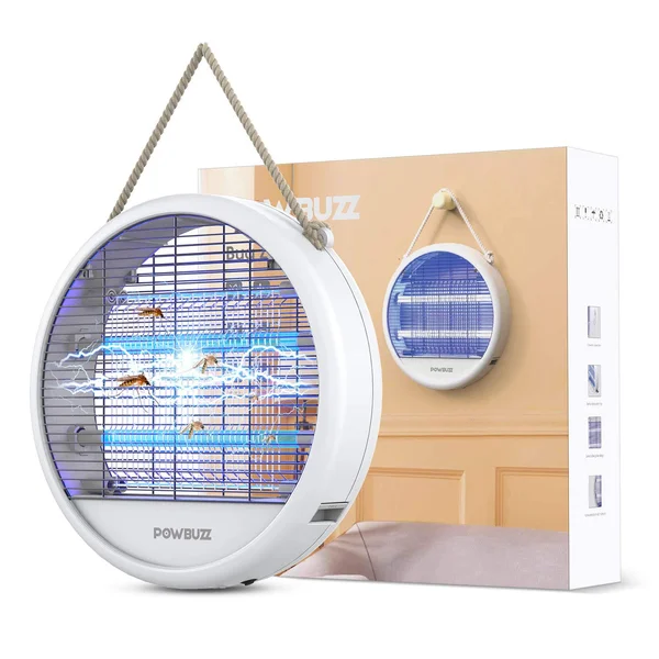 P O W B U Z Z Bug Zapper Fruit Fly Trap Gnat Killer Mosquito Zapper Moth Catche