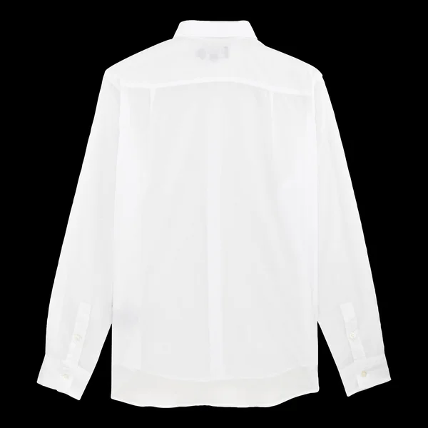Vilebrequin Solid Cotton Veil Shirt, Caracal - White
